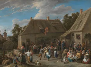Cooking Pots Prints: Peasant Fair, c.1665. Creator: David Teniers II