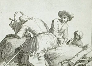 Hamper Prints: Peasant Family, 17th century. Creator: Frederick Bloemaert