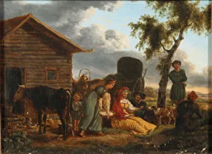 Merrymaking Prints: A Peasant Scene. Artist: Anonymous