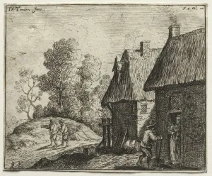 Peasant Talking to a Woman. Creator: David Teniers (Flemish, 1610-1690)