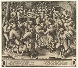 Brueghel Collection: The Peasant Wedding Dance, after 1570. Creator: Pieter van der Heyden