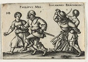 The Peasant Wedding or the Twelve Months: 5-Philipus Mei 6-Johannes Brachmon, 1546