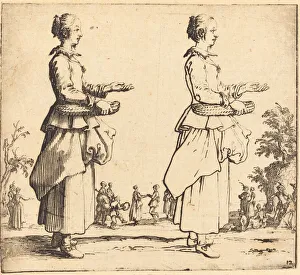 Peasant Woman with Basket, in Profile, Facing Right, 1617 and 1621 Peasant Woman with Basket, in Profile, Facing Right, 1617 and 1621