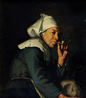 Wise Prints: Peasant woman from Brittany, c1886. Creator: Hans Christian Koefoed