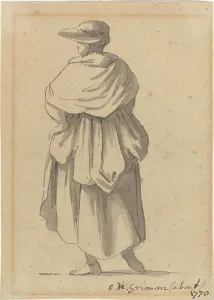 Grimm Samuel Hieronymus Prints: A Peasant Woman, c. 1770. Creator: Samuel Hieronymus Grimm