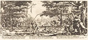 The Peasants Avenge Themselves, c. 1633. Creator: Jacques Callot The Peasants Avenge Themselves, c. 1633. Creator: Jacques Callot