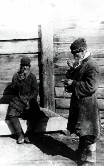 Peasants - chaldons of the city of Krasnoyarsk, 1880. Creator: Unknown