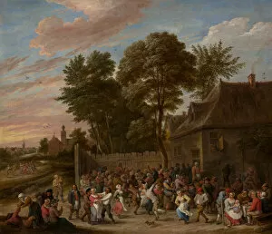 David Teniers Ii Gallery: Peasants Dancing and Feasting, ca. 1660. Creator: David Teniers II