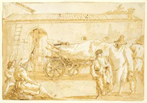 1727 1804 Prints: Peasants with a Farm-cart, c. 1790