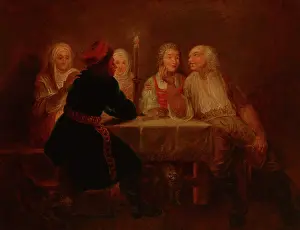 Candlelight Prints: Peasants in an Inn, c1800. Creator: Franciszek Smuglewicz