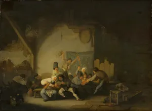 Ostade Adriaen Van Prints: Peasants Making Merry. Creator: Adriaen van Ostade