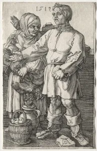 1471 1528 Prints: The Peasants at Market, 1519. Creator: Albrecht Dürer (German, 1471-1528)
