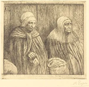 Old Women Prints: Peasants (Paysannes). Creator: Alphonse Legros