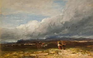 Carrying On Back Collection: The Peat Gatherers, 1850. Creator: David Cox the elder