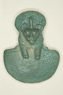 21st Dynasty Prints: Pectoral Amulet of the Goddess Bastet, Egypt, Third Intermediate Period