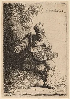 Vliet Jan Georg Van Prints: The Peddler, 1632. Creator: Jan Georg van Vliet