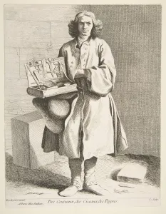 Comte De Prints: Peddler of Knives, Scissors and Combs, 1742. Creator: Caylus, Anne-Claude-Philippe de