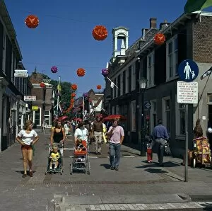Pedestrian district in Wassenaar. Artist: CM Dixon