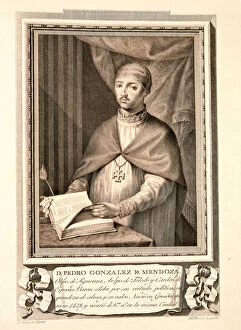 Images Dated 8th April 2014: Pedro Gonzalez de Mendoza (1428-1495), Spanish politician and churchman, Cardinal