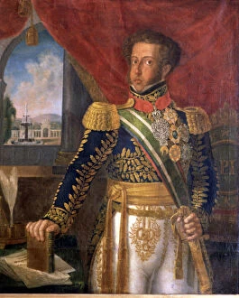 Pedro Iv Gallery: Pedro I. (1798-1834), Emperor of Brazil and King of Portugal as Pedro IV