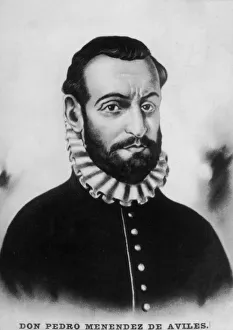 Conquistador Prints: Pedro Menendes, (1519-1574), 1920s