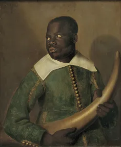 Tusk Prints: Pedro Sunda, a Servant of Dom Miguel de Castro, 1641-1645. Creator: Jasper Becx