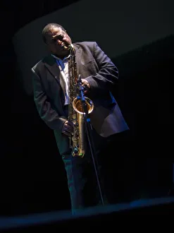 Colston Hall Gallery: Pee Wee Ellis, 2013. Artist: Alan John Ainsworth
