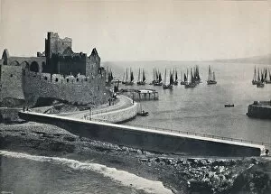 Causeway Collection: Peel - The Old Castle and Harbour, 1895