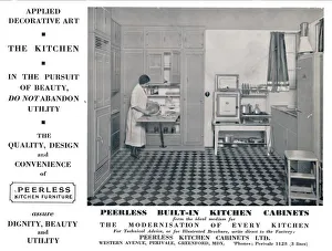 Peerless Built-In Kitchen Cabinets, 1935