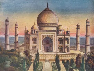 Khurram Prints: The Peerless Gem of Mohammerdan Architecture: the Taj Mahal at Agra, 1908