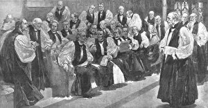 House Of Peers Gallery: Peers Spiritual in the House of Lords in 1894, (1901). Creator: Unknown