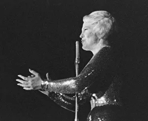 Peggy Lee, Pigalle Club, Piccadilly, St Jamess, London, 1961. Creator: Brian Foskett
