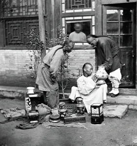 Street Vendor Prints: Peking, Pechili province, China, 1869. Creator: John Thomson