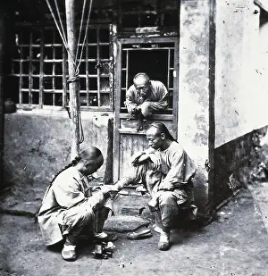 Crouching Prints: Peking, Pechili province, China, 1870, 1981. Creator: John Thomson