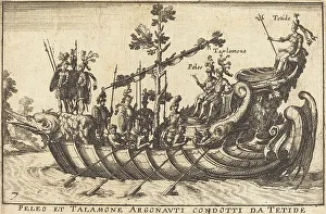 Galley Prints: Peleo et Talamone Argonauti condotti da Tetide. Creator: Balthasar Moncornet