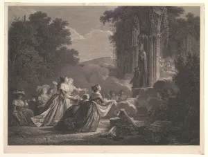 Fragonard Prints: Pelerinage a Saint Nicolas. n. d. Creator: Unknown