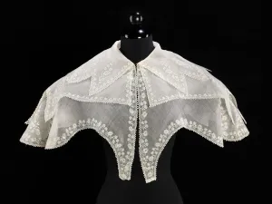 Pointed Prints: Pelerine, American, ca. 1835. Creator: Unknown