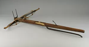 Pellet Crossbow, Europe, c. 1600. Creator: Unknown