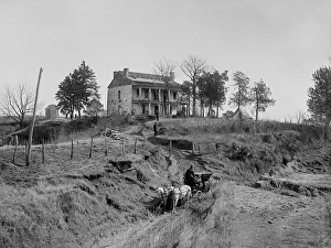 Headquarters Prints: Pemberton's Headquarters, Vicksburg, Miss. between 1880 and 1901. Creator: Unknown