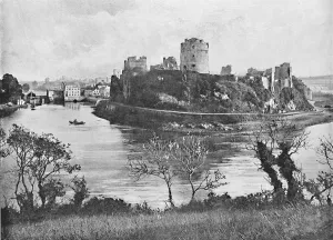 Pembroke Prints: Pembroke Castle, c1896. Artist: Harvey Barton