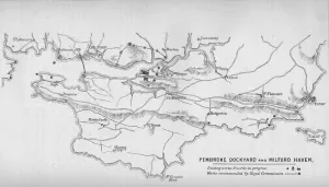 Pembroke Prints: Pembroke Dockyard and Milford Haven, 1884