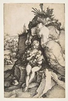 Crawling Prints: The Penance of Saint John Chrysostom, ca. 1496. Creator: Albrecht Durer
