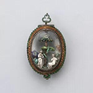 Adam And Eve Collection: Pendant with Adam and Eve, Vienna, 18th / 19th century. Creator: Unknown