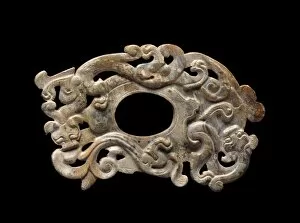 3rd Century Bc Gallery: Pendant in Form of an Archers Ring, Western Han dynasty (206 B.C.-A.D. 9)