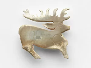 Jewelry And Ornament Gallery: Pendant in the form of a stag, Western Zhou dynasty, ca. 1050-ca. 950 BCE