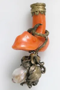 Coral Prints: Pendant Jewel, German or Spanish, ca. 1500. Creator: Unknown