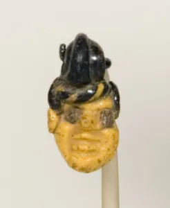 Carthage Prints: Pendant in the Shape of a Head, Carthage, 5th century-3rd century BCE. Creator: Unknown