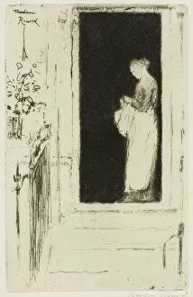 Penelope Gallery: Penelope, A Doorway Chelsea, 1888-89. Creator: Theodore Roussel