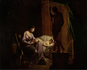 Penelope Prints: Penelope Unravelling Her Web, 1783-1784. Creator: Joseph Wright of Derby