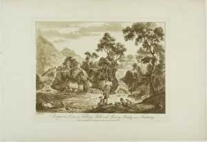 Pengnern Corn and Fulling Mills, with Pont y Pandy, Near Festiniog, 1776